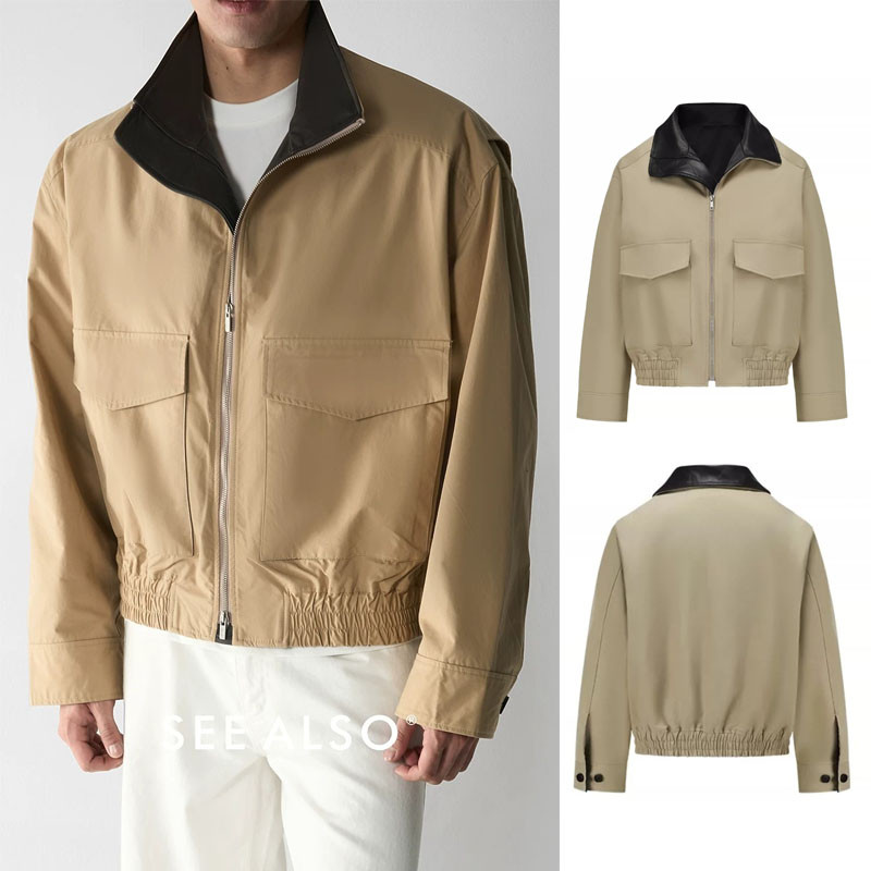 Baolongxin Stand Collar Barn Jacket ผ้าทนน้ําและดีไซน์สะอาด