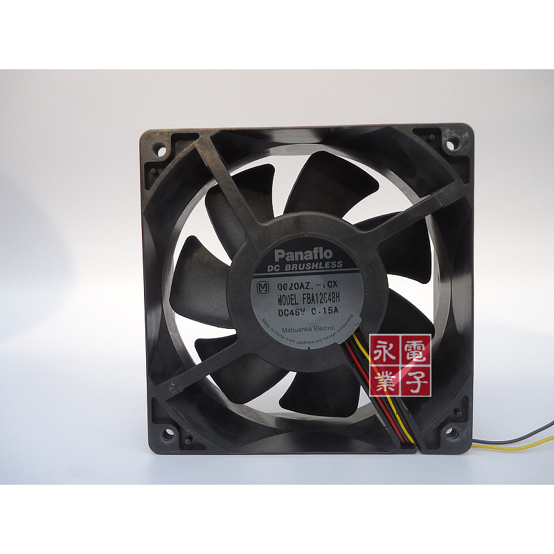 Original Panasonic panaflo 12038 48V FBA12G48H 0.15A 12cm พัดลมควบคุมอุตสาหกรรม