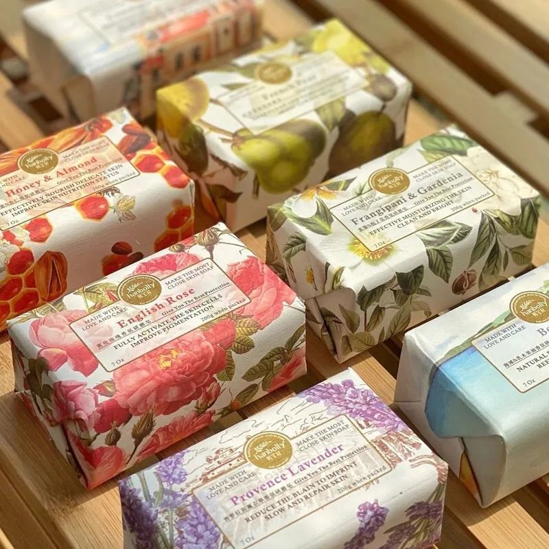 Han Poly French Pear Fragrance Bath Fragrance Soap 200g ตู้เสื้อผ้า Locker สบู่ทําความสะอาด Face Was