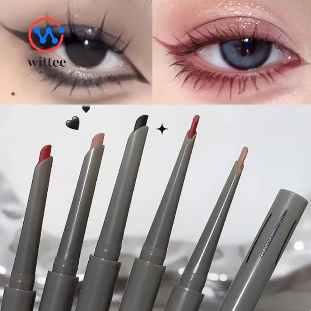 WETEE Rose Red Eyeliner, Matte Long-lasting Wine Red Eyeliner, Silky Smooth Waterproof Formula Easy 