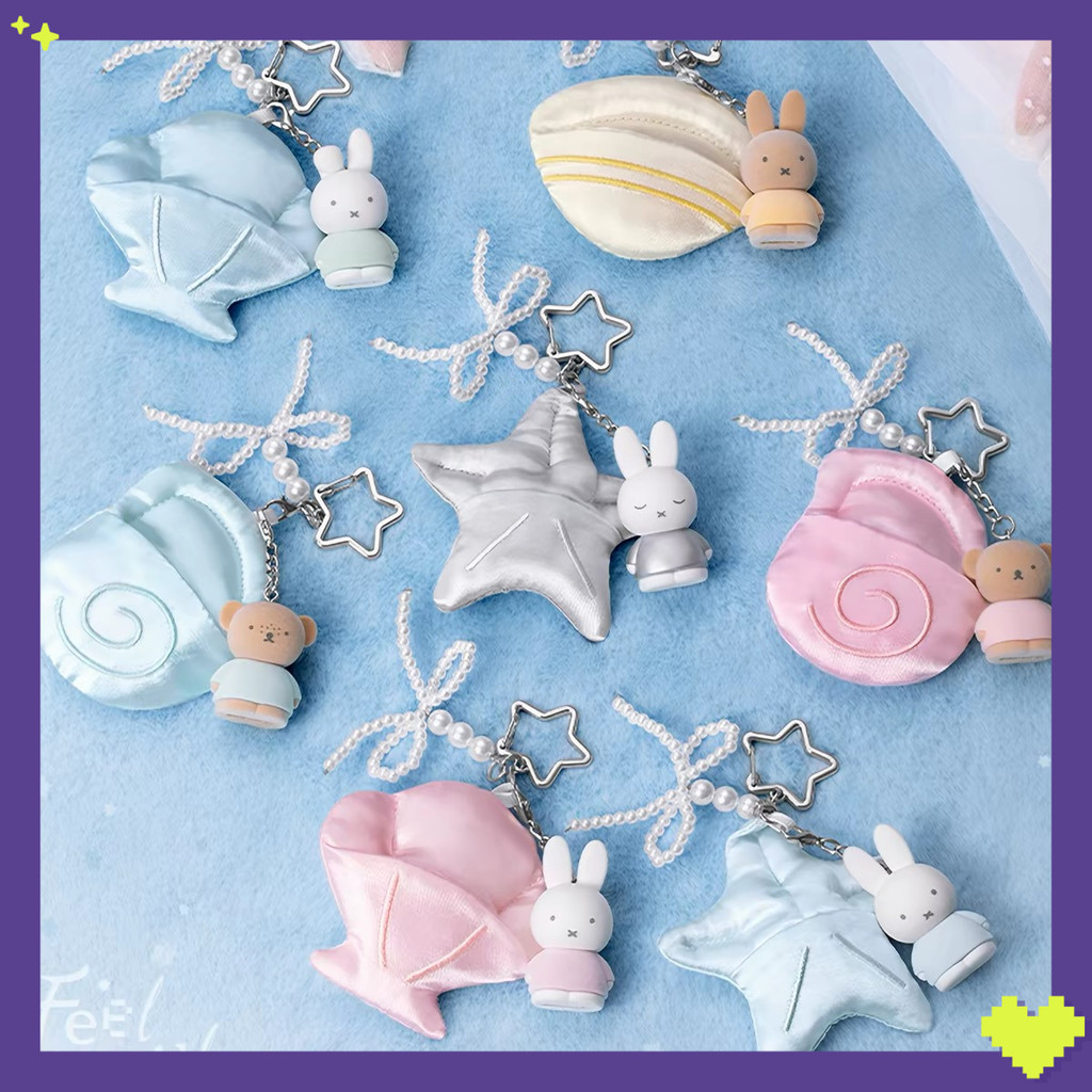 Mark Tubu Miffy Neverland จี้ Mystery Box Miffy ของแท้ Co-Branded Miffy Merchanted Creative กระเป๋าแ