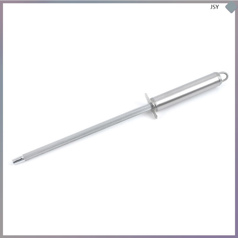 Stainless Steel Sharpening Rod Professional Sharpener Honing Steel for Home junshaoyip
