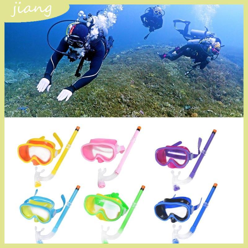 JN Junior Snorkel Scubas Diving Snorkel Anti-Fog Snorkel ทนต่อแรงกระแทก