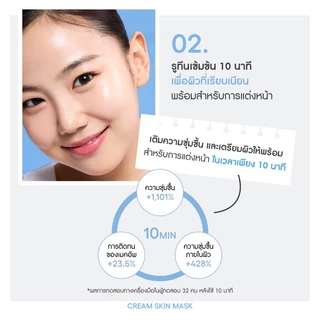 [ใหม่!!] Laneige Cream skin Milky Hydration Sheet Mask 33g 1ชิ้น แผ่นมาส์กเติมความชุ่มชื้นสูตรเข้มข้น ให้ผิวอิ่มฟูฉ่ำน้ำ