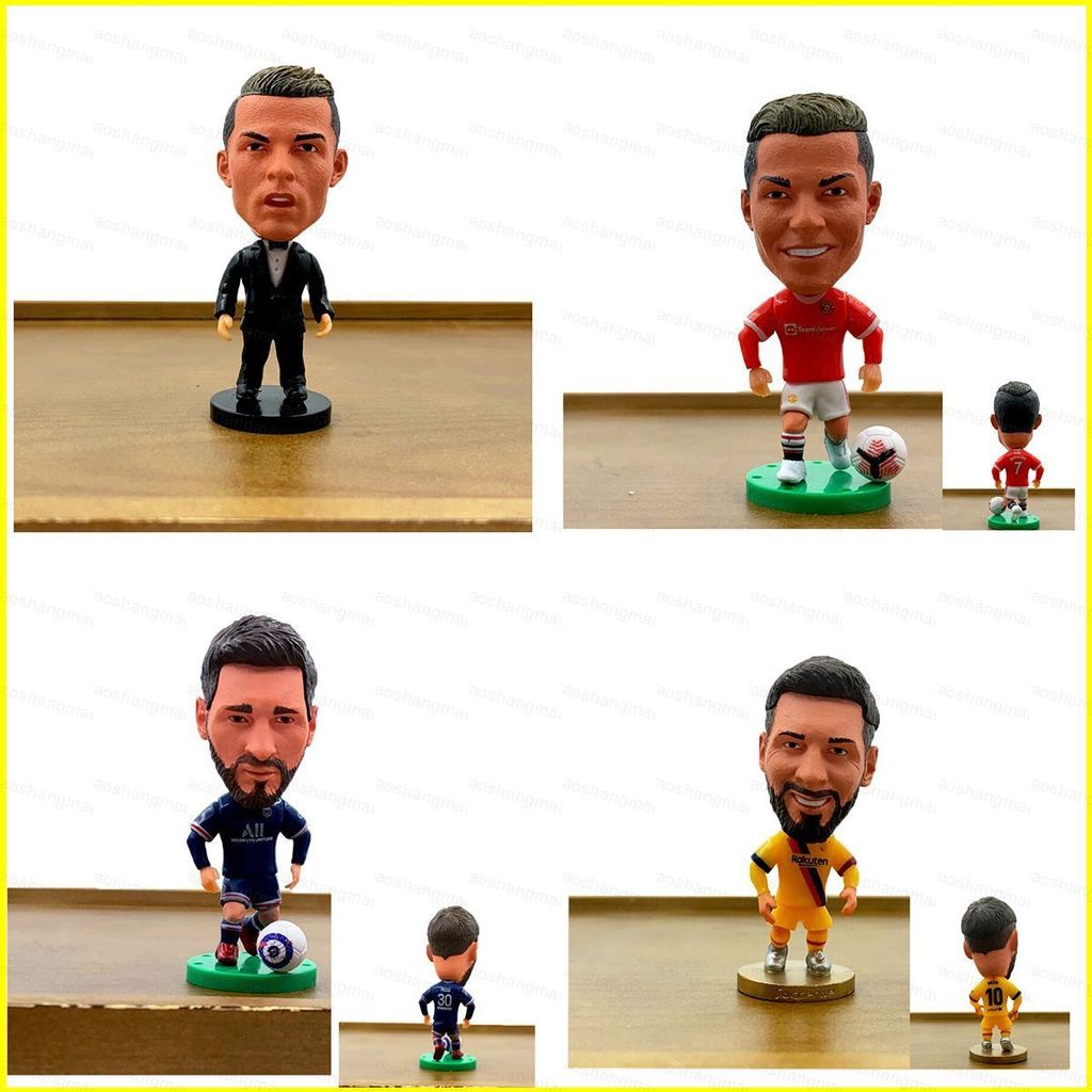 YT3 ฟุตบอล star Action Figure Lionel Messi Cristiano Ronaldo ตุ๊กตาของเล่นสําหรับของขวัญเด็กคอลเลกชั