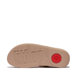 FITFLOP FINO CRYSTAL-JEWEL TOE-POST รองเท้าแตะแบบหูหนีบผู้หญิง รุ่น E1K-B41 สี BEIGE