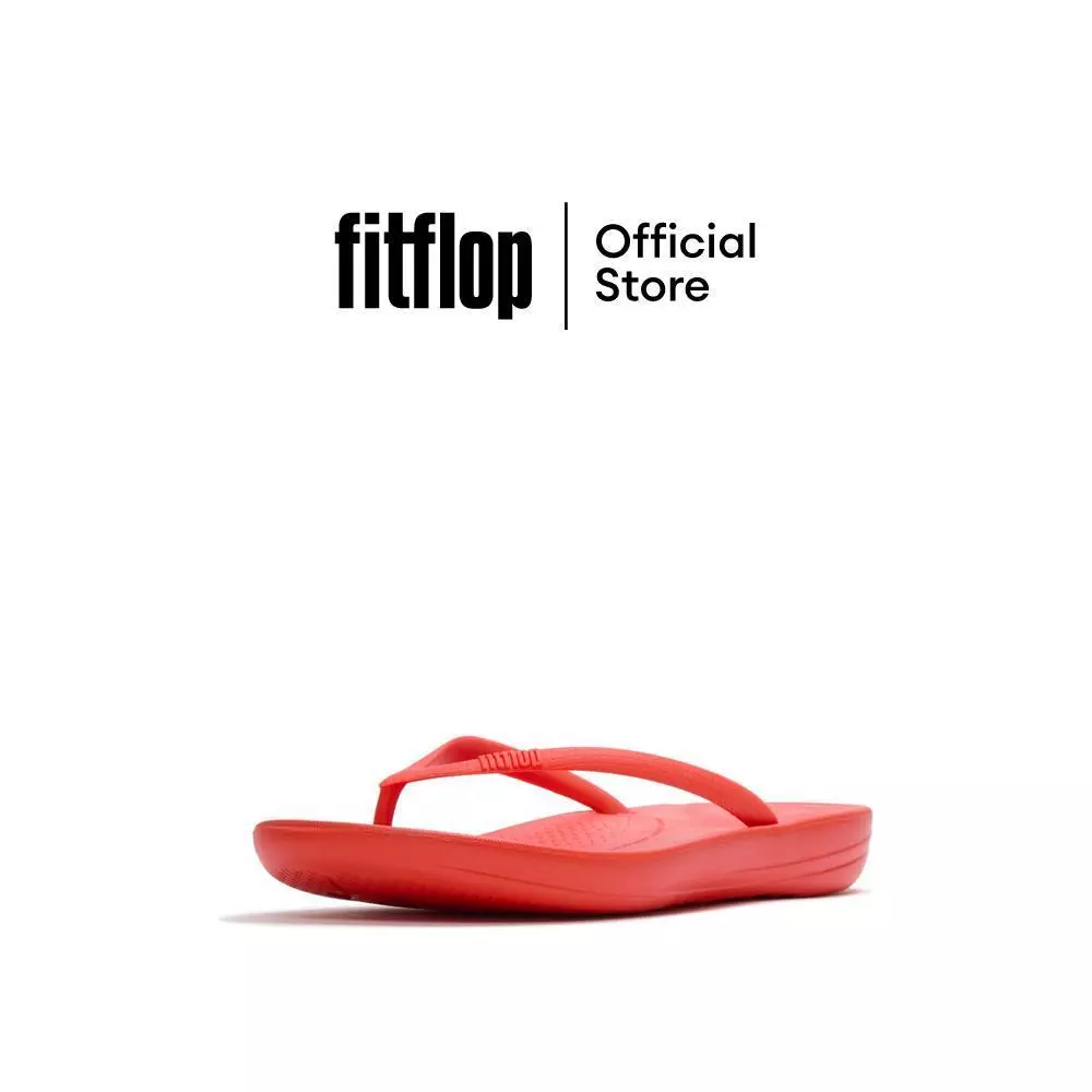 FITFLOP IQUSHION ERGONOMIC รองเท้าแตะผู้หญิง รุ่น E54-D49 สี RED