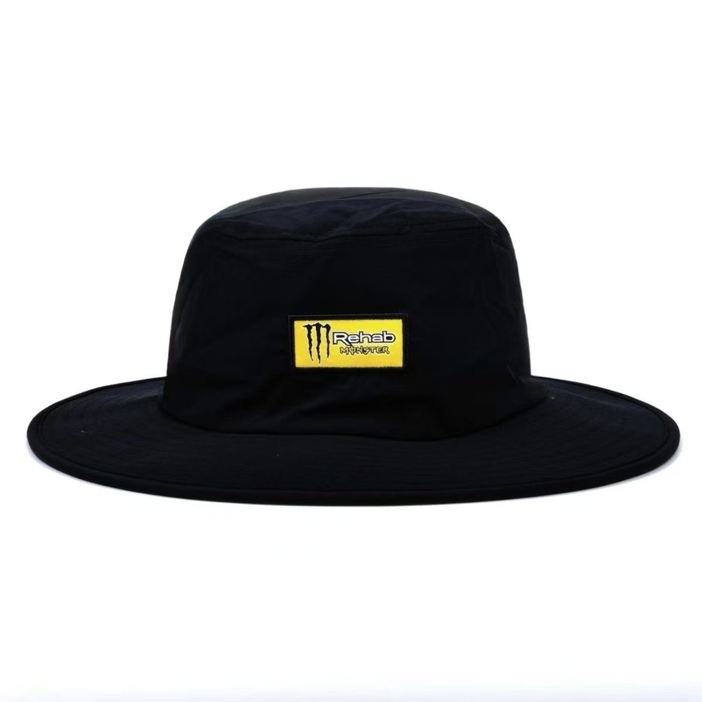 Monster Energy Drink Boonie Sun Hat Cap Rehab Wide Brim