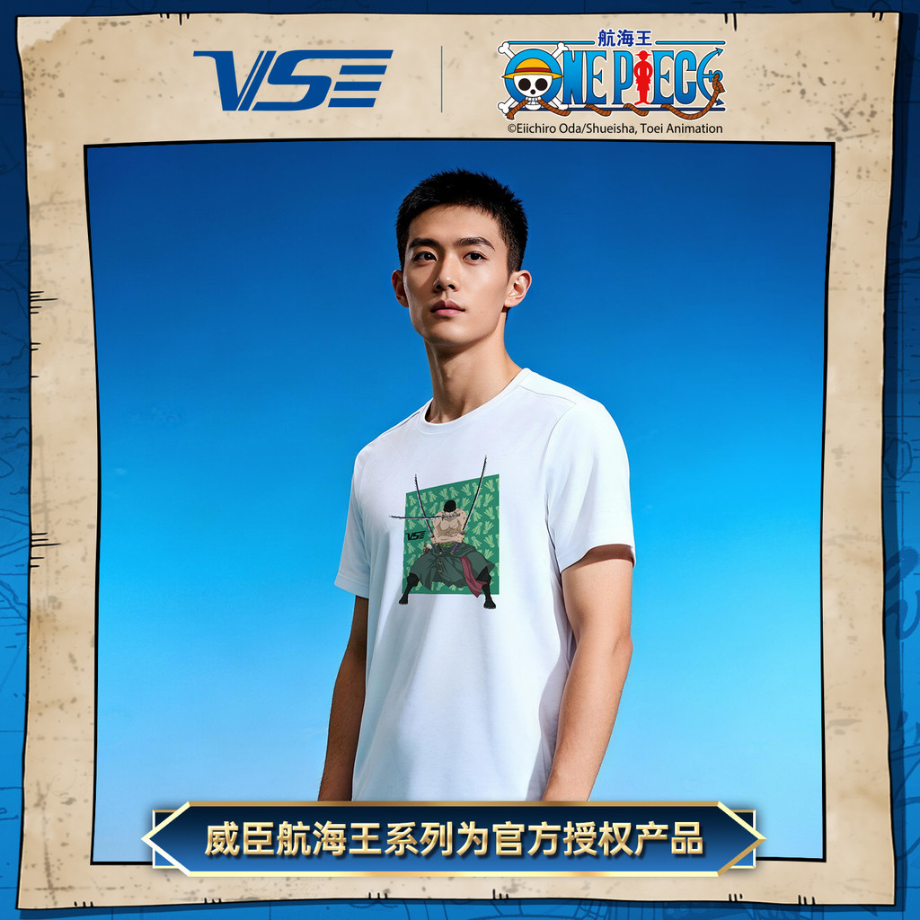 Venson venson Badminton Jersey One Piece Joint Zoro Culture Shirt เสื้อยืดกีฬาบาง All-Match vs แขนสั