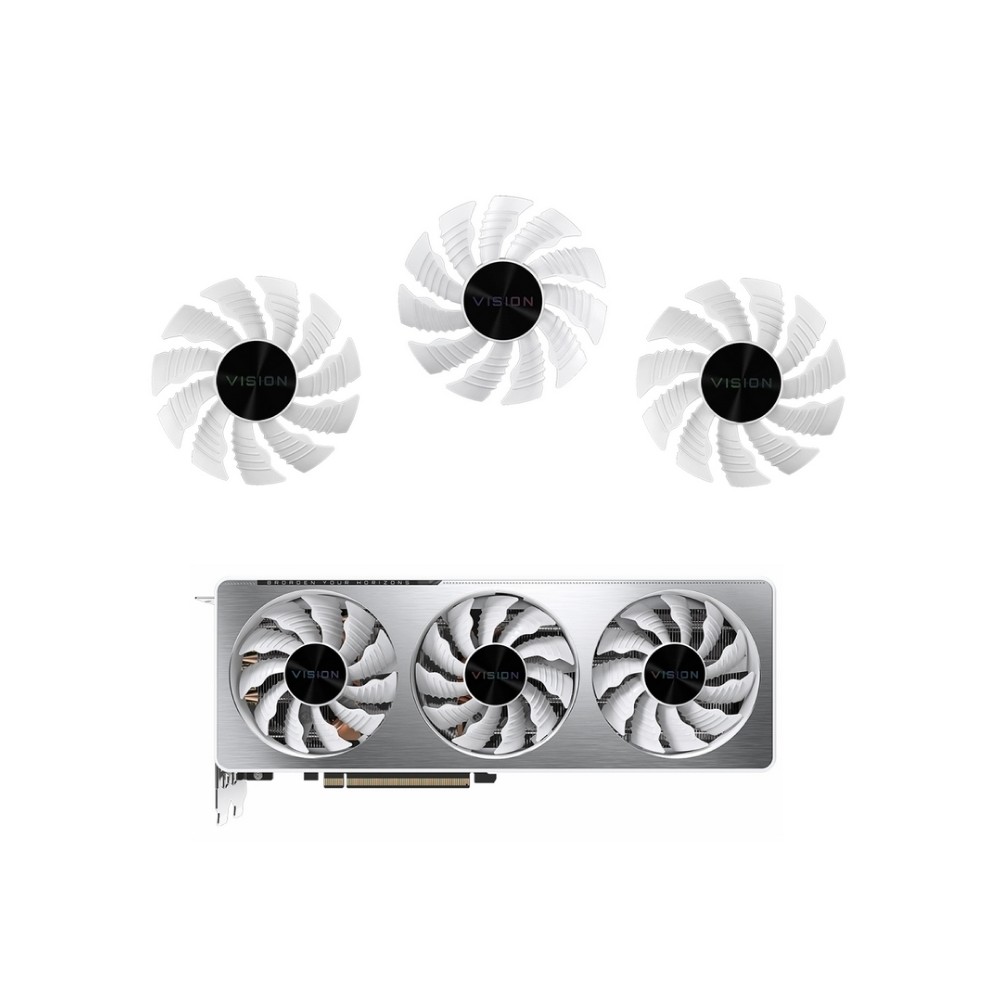 GIGABYTE 嘉 RTX3060 3060TI VISION Chiburi ตัดต่อพัดลม