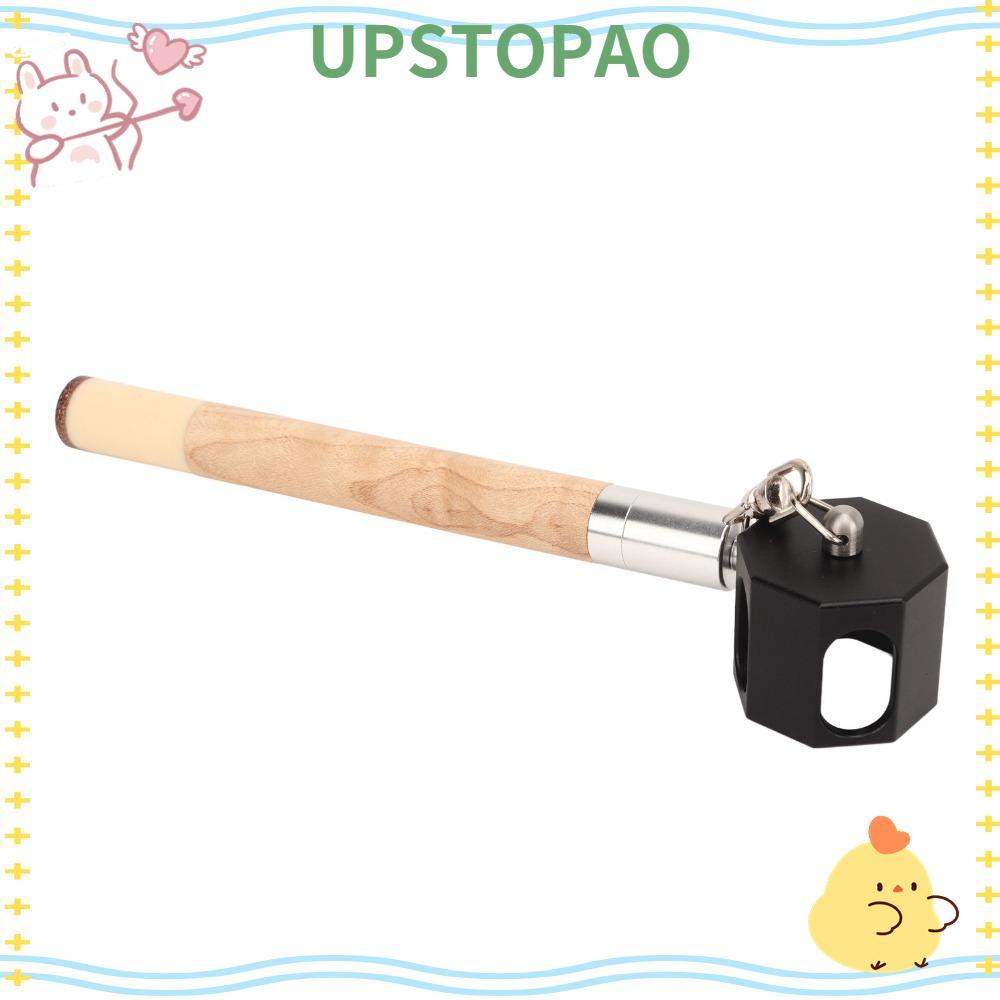 UPSTOPAO Pool Cue Chalk Holder, 2 in 1 Portable Billiard Chalk Box, ทนทาน Compact Tip Pricker ฟังก์ช