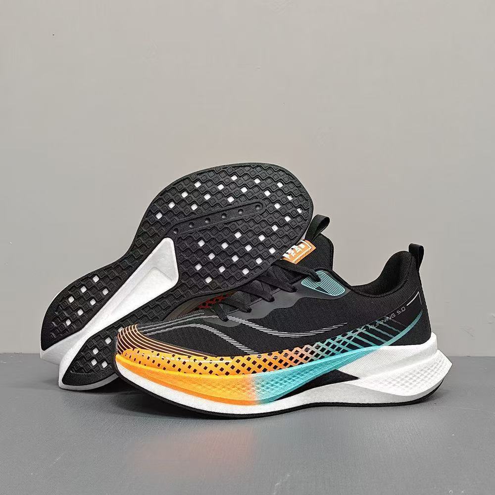 รองเท้าผ้าใบ Unisex Shock Absorption Breathable Upper
