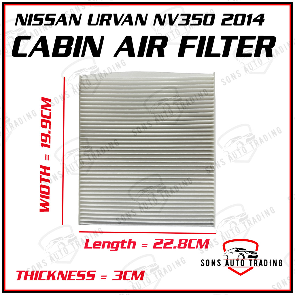 NISSAN URVAN NV350 2014 กรองอากาศ CABIN
