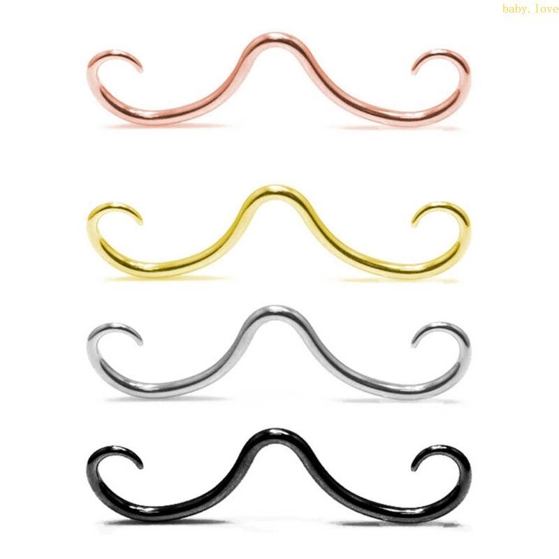 BLove* แหวนจมูกหนวดสแตนเลส Septum Hoop Septum Piercing Hanger enduring