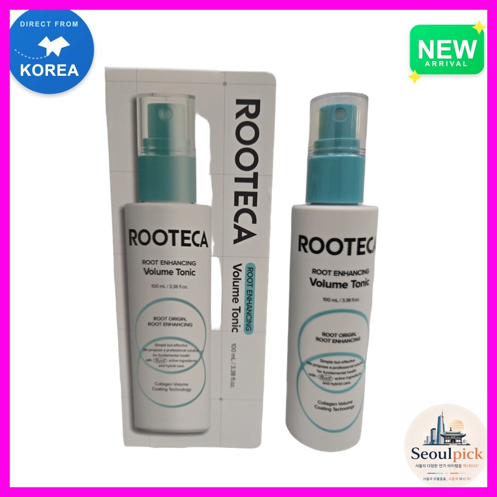 [rooteca] Root Enhancing Volume Tonic, 100ml, 1 ชิ้น / Korean Volume Tonic / สูตรเร่งรากโดย seoulapi