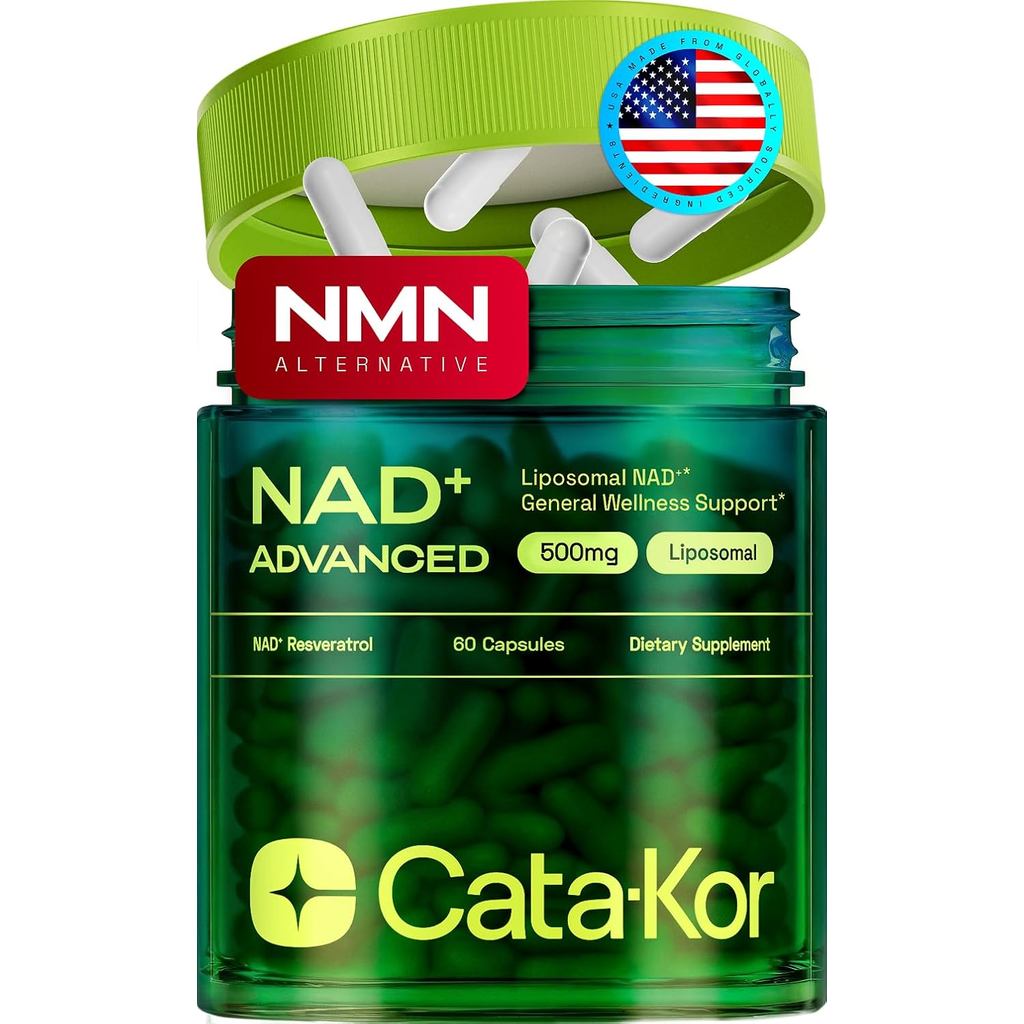 Cat Cat Cata-Kor Lipid Coenzyme NAD อาหารเสริม Resveratrol-NMN ทดแทน-Third Party Test-30 วัน Dosage-