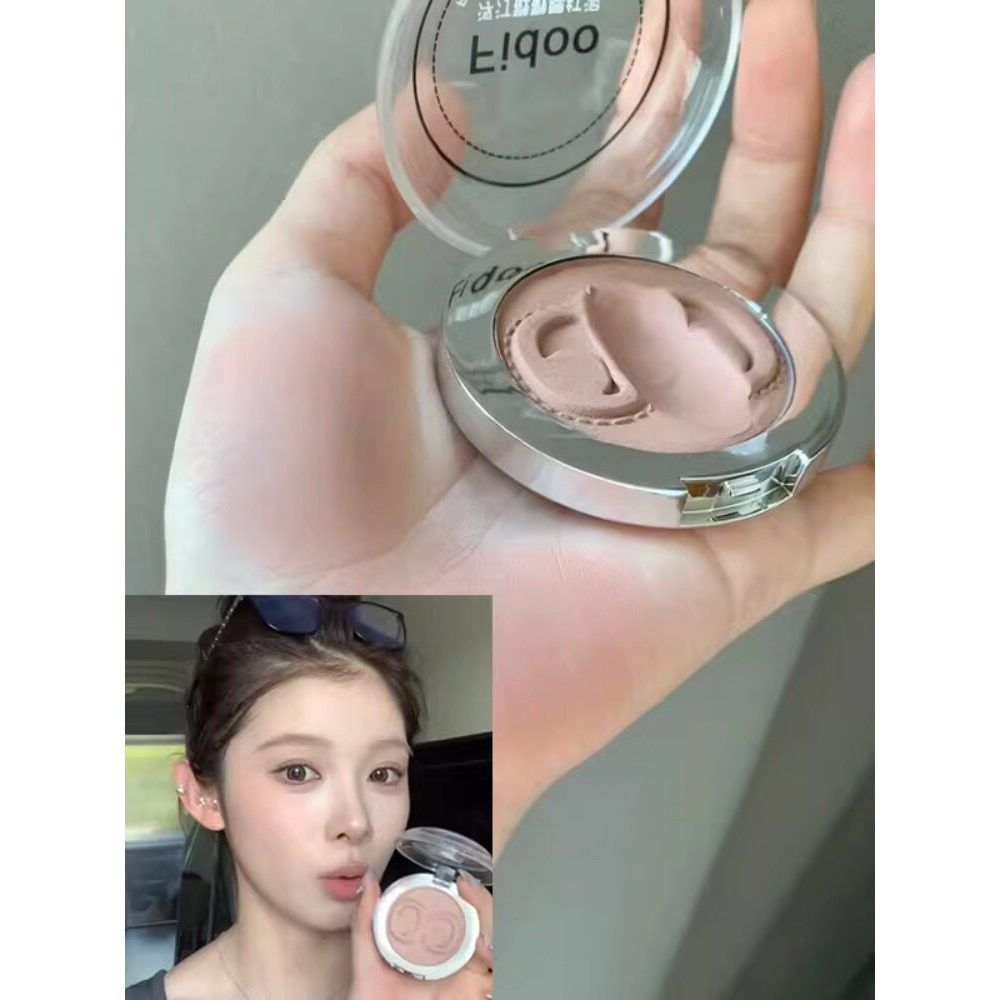 blush บรัชออน Fidoo fidoo fidoo Stamp Blush Mud Cream High Gloss Contouring 06 Matte Natural Shrink 