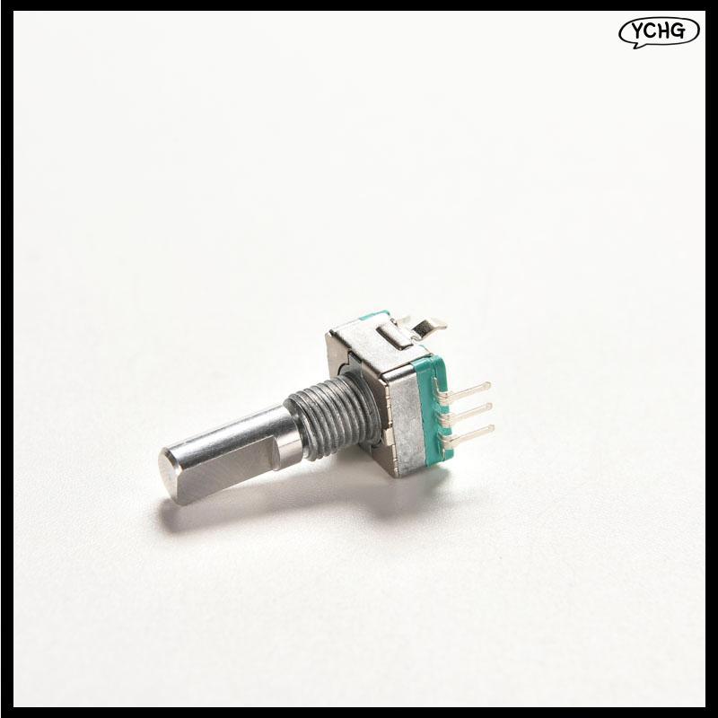 YCG 1PCS Rotary encoder พร้อมสวิตช์ EC11 เสียงดิจิตอล potentiometer handle 20 มม.ใหม่