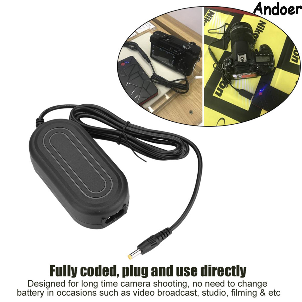 EP-5A ไฟ AC อะแดปเตอร์ DC Coupler Charger เปลี่ยนสำหรับ EN-EL14 Nikon D5600 D5500 DC5300