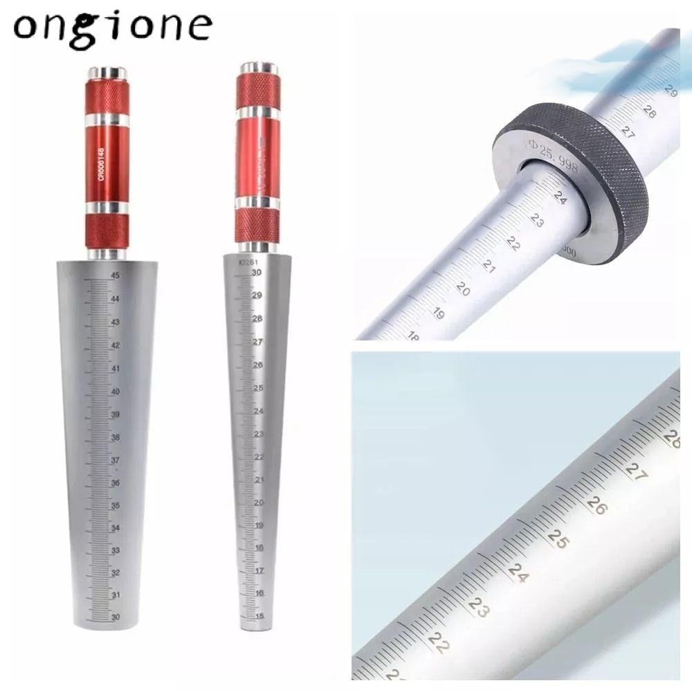 ONGIONE เครื่องวัดฟีลเลอร์ทรงกรวย,เกจวัดเรียวเหล็ก,แบบพกพาคุณภาพสูงทนทาน 1-6.5 มม.3-15 มม.30-45 มม.กระบอกเครื่องมือวัด