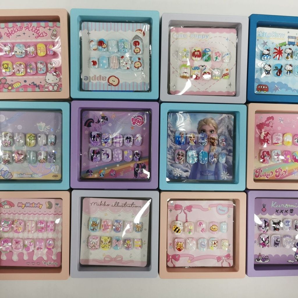 สติ๊กเกอร์แต่งเล็บ Kuromi hello Kitty Frozen Pony Pony Girl สติ๊กเกอร์แต่งเล็บการ์ตูน
