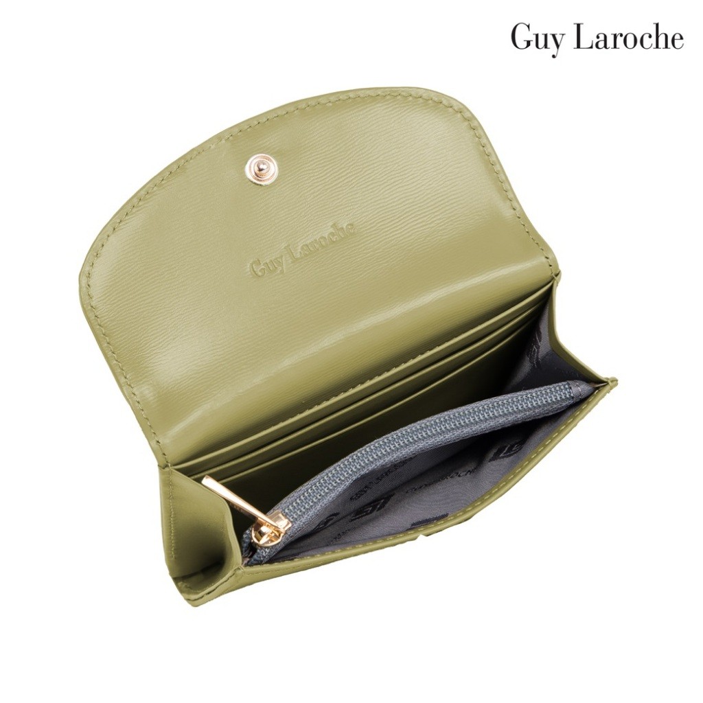 Guy Laroche محفظة نسائية قصيرة قابلة للطي — أخضر — صورة 2