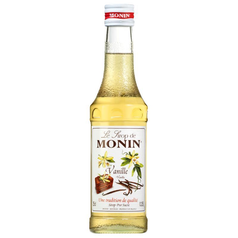 โมนินไซรัปกลิ่นวานิลลา 250มล. Monin Syrup Vanilla 250ml. [หมายเลขบาร์โค้ด 3052910013776]