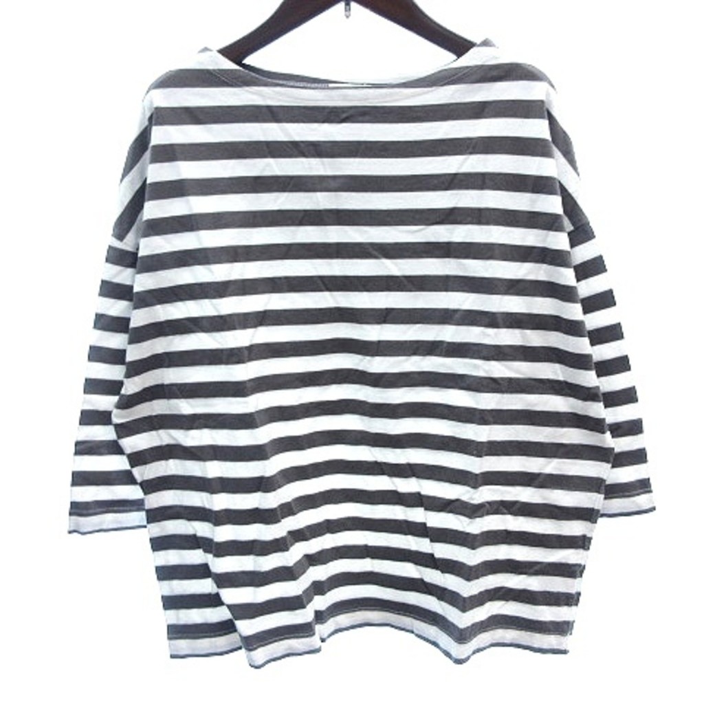 maillot Tshirt Striped white Direct from Japan Secondhand
