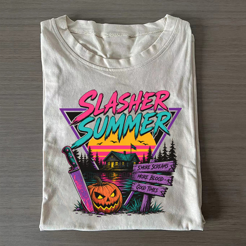 เสื้อยืดฤดูร้อน Slasher