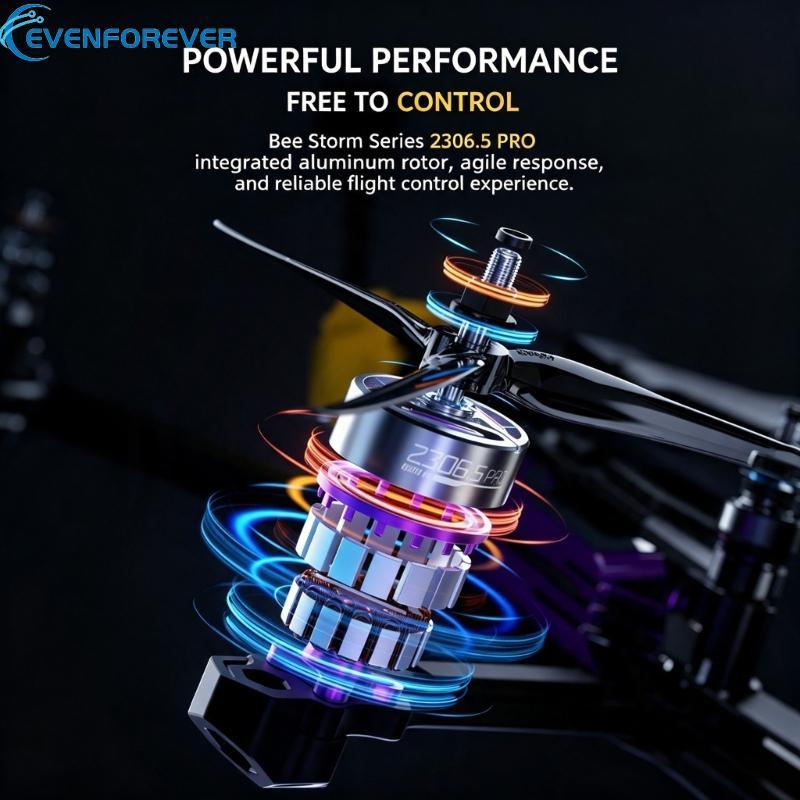 EV Freestyle Racing FPV Motor 2306 5PRO 1880KV พร้อม Airflows Cutout และโลหะผสมสําหรับ Mario5 ใช้