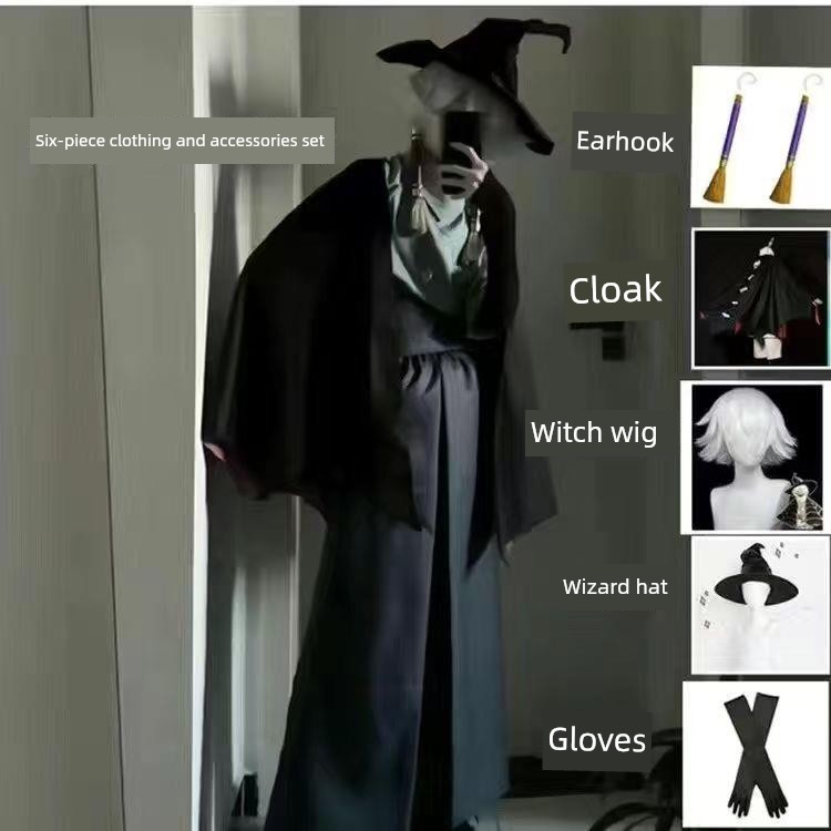ชุดฮาโลวีน Grand Hyatt เอสky แอลight Encounter Cos Cos Prophecy เอสeason Wizard เอสamurai Pants ชุด 