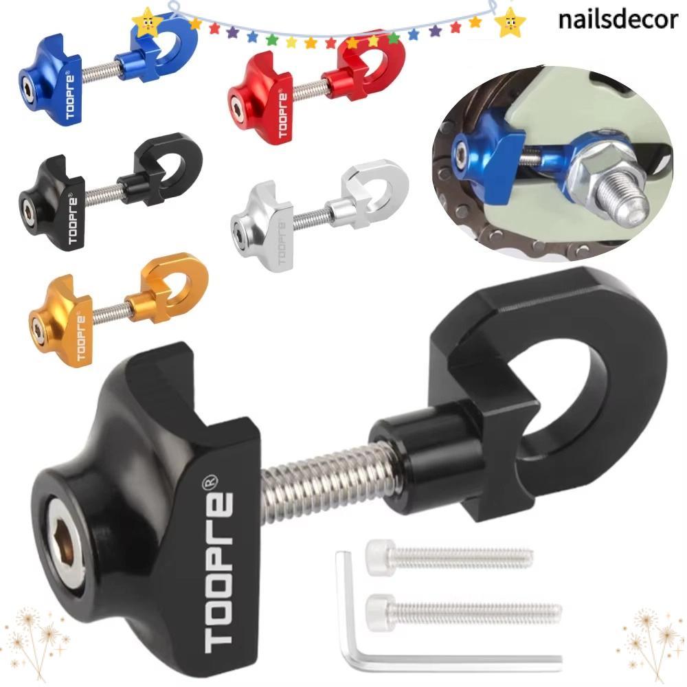 NAILSDECOR ตัวปรับโซ่จักรยาน,อลูมิเนียมความเร็วเดียวจักรยานโซ่ Tensioner,ทนทานStabilizer Fixed Gear 