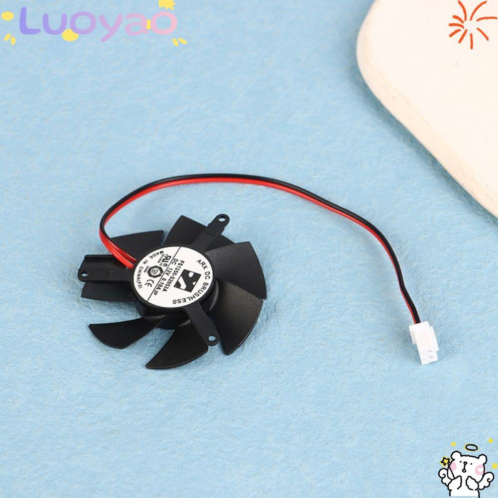 LUOYAO1 กราฟิกการ์ดพัดลมคูลเลอร์, 47 มม.39*39*39 มม. พัดลมการ์ดกราฟิก, คุณภาพสูง 0.22A 2.5Pin 12V อุ