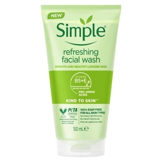 British Simple Qingyan Facial Cleanser Cleanser 150ml ทําความสะอาดรูขุมขนลึก Moisturizing ไม่รัดสบู่