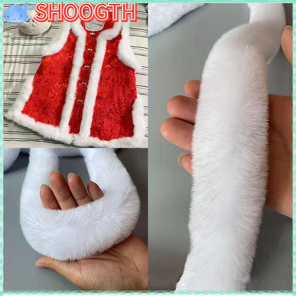 SHOGTH Furry Ribbon DIY Craft Trimming Ribbon เย็บ 100cm