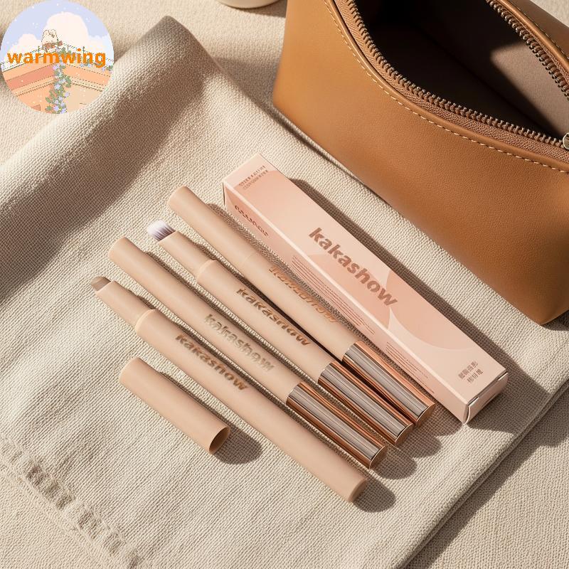 ปากกาคอนทัวร์ Warmwing 2 in 1 พร้อมแปรงในตัว Highly Blendable Natural Contour Sti สําหรับถ่ายภาพแต่ง