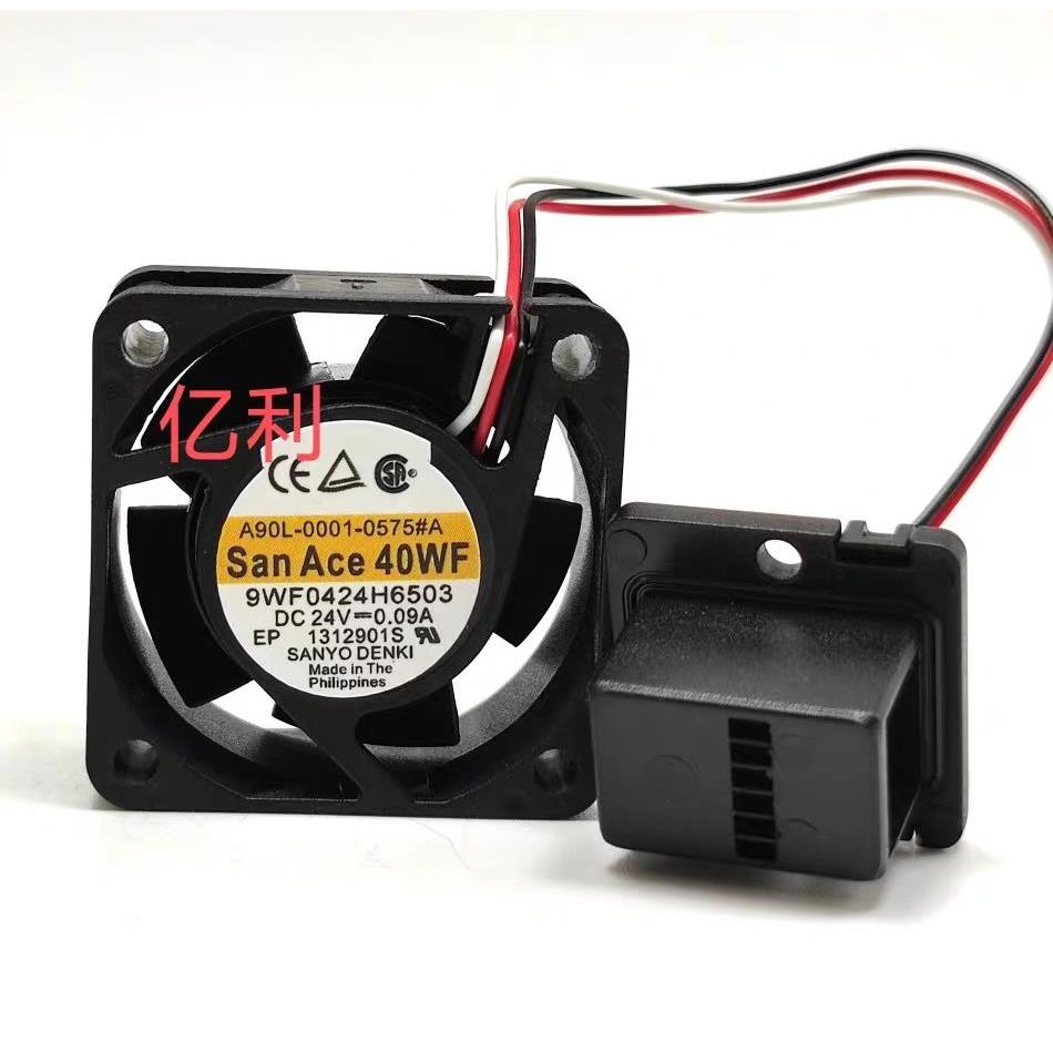 Sanyo A90L-0001-0575 A 9WF0424H6503 พัดลมพัดลม 24V