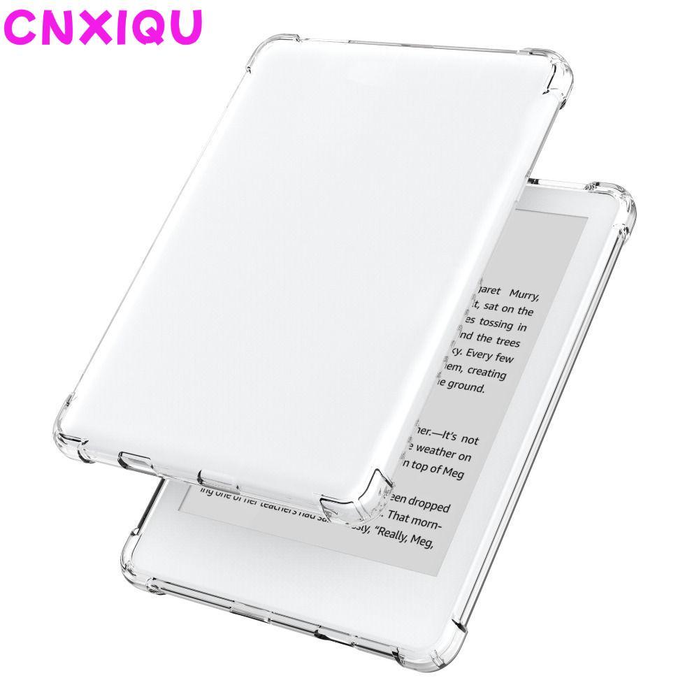 CNXIQU 6 นิ้ว E-Reader, กันกระแทกถุงลมฝาครอบป้องกัน,โปร่งใส Anti-fall TPU Back Shell สําหรับ MeeBook