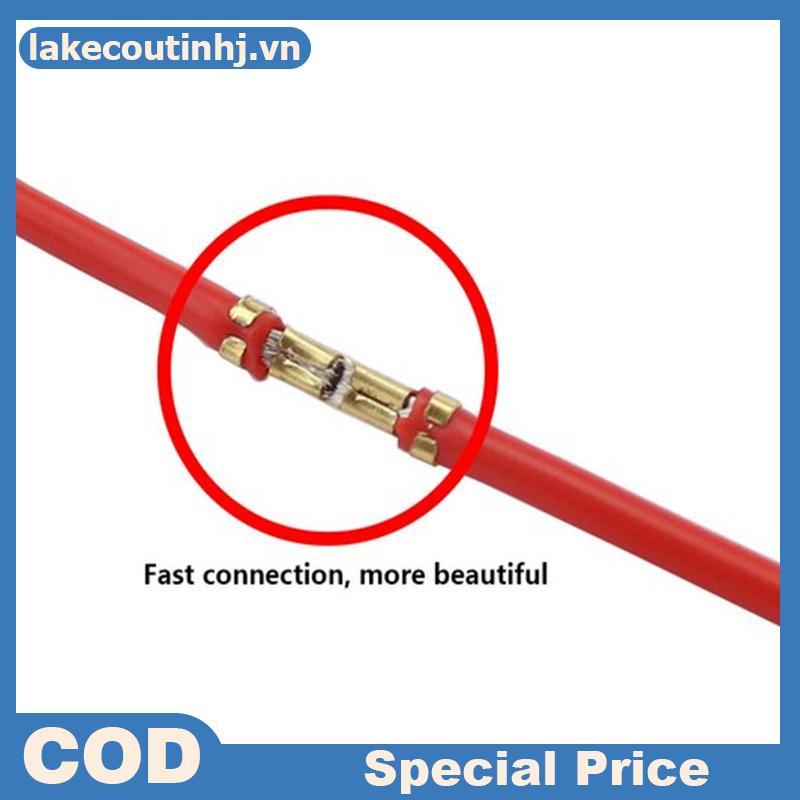 Lu Uninsulated หญิง Spade Terminal Connectors Terminals Crimp ไฟฟ้าลวด tinhj