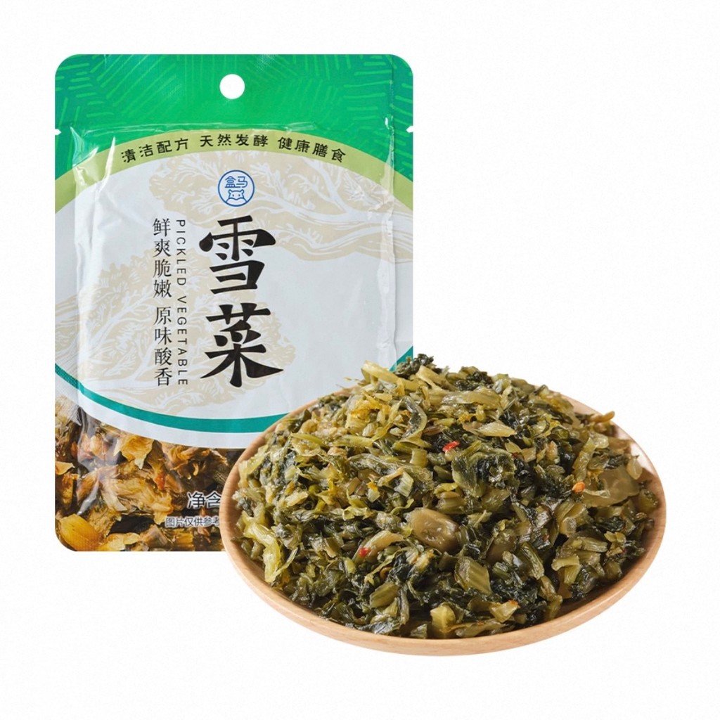 Box Box Horse Snow Vegetas 130g * 4 ถุง Fresh Crispy Tender Original Flavour Sour Fragrance Ready St