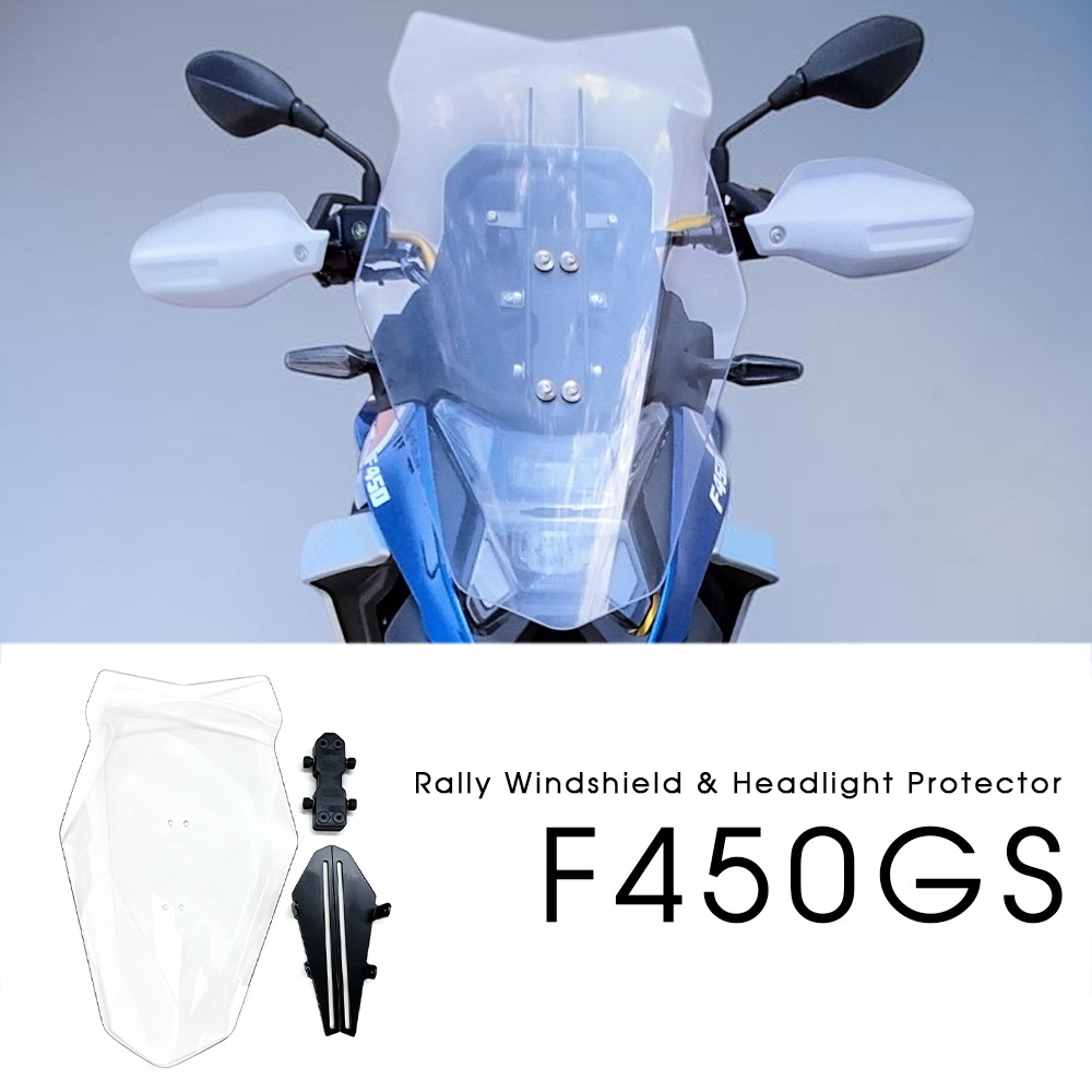 รถจักรยานยนต์ Rally กระจกและไฟหน้าสําหรับ BMW F450GS F 450 GS อุปกรณ์เสริมกระจกปรับวงเล็บ GS450 F 45