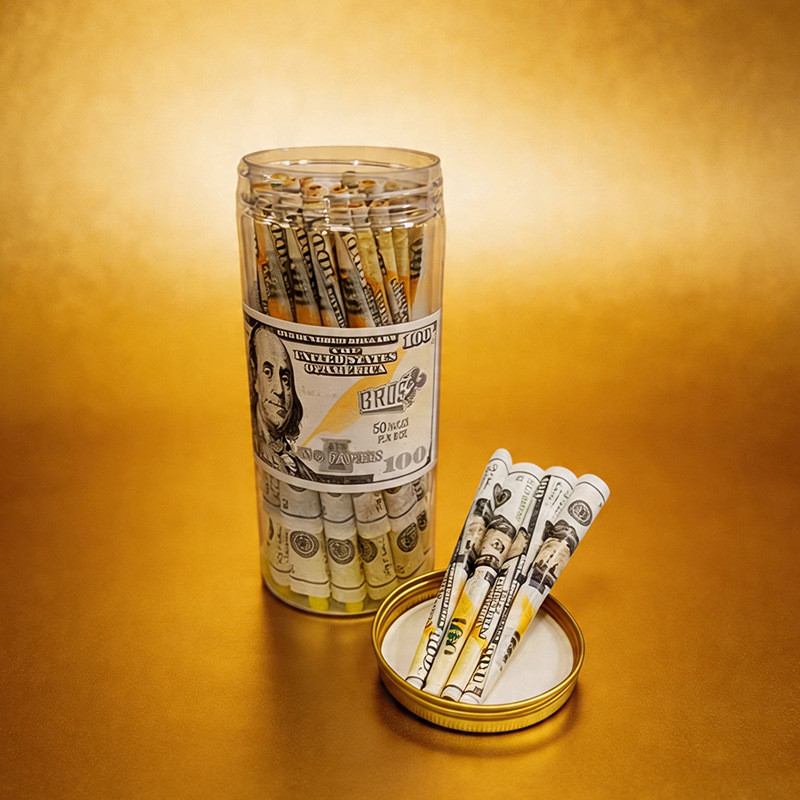 Dollar Trumpet Series Cones Rolling Paper Cones กระดาษกรอง Rolling paper26.6.5
