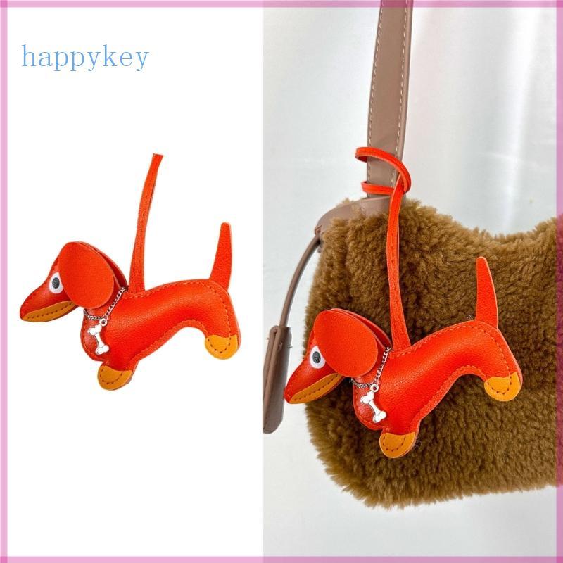 Hap Charming Sausage Dog พวงกุญแจพวงกุญแจจี้เหมาะสําหรับคนรักสัตว์