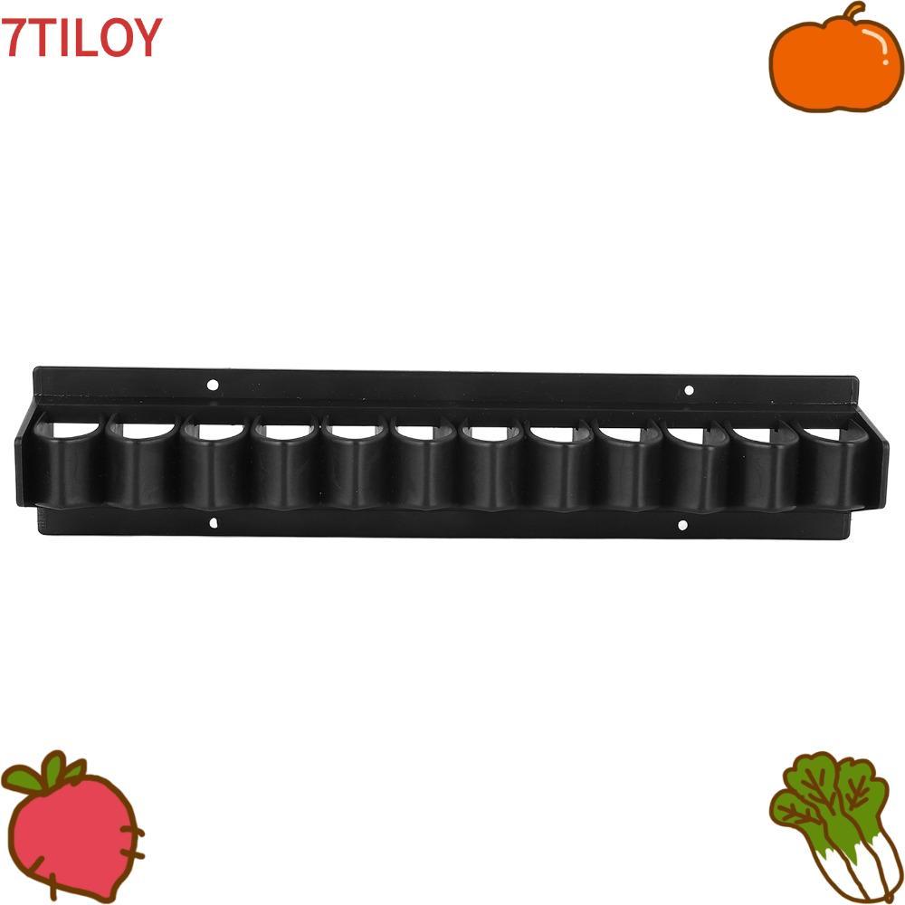 7TILOYSHOP Horse Whip Crop Holder, สีดําติดผนัง Horse Whip Crop Rack, พลาสติกทนทาน Minimalist Design