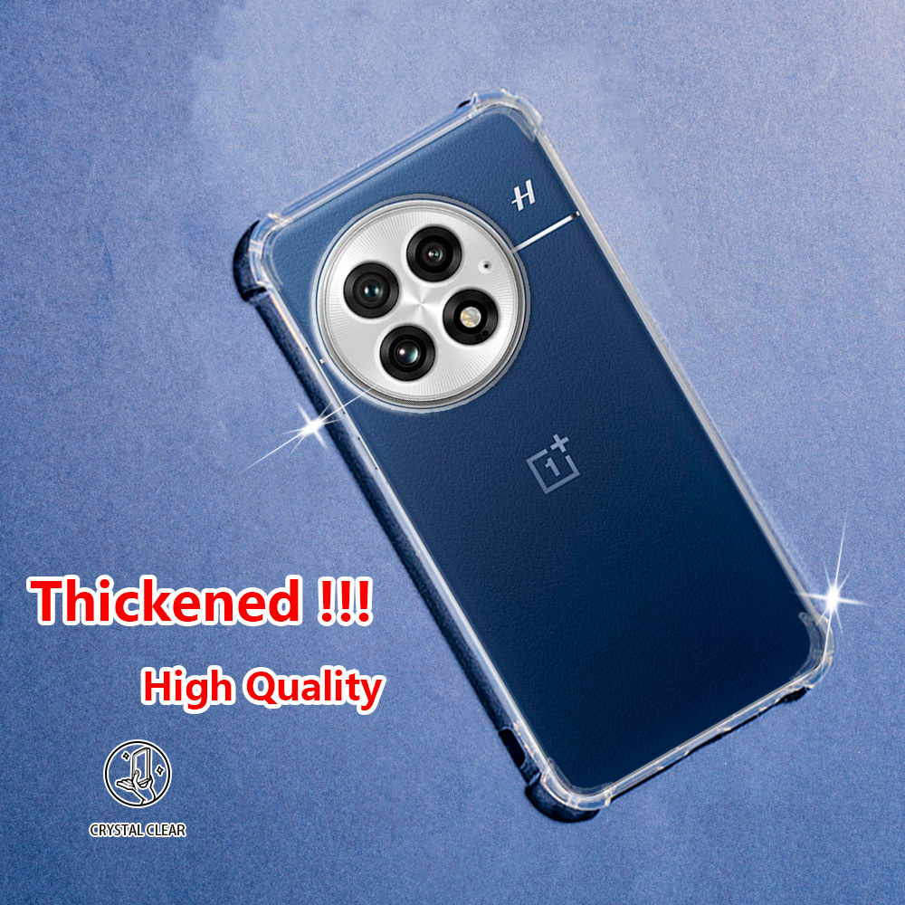 สําหรับ OnePlus 13 PJZ110 คริสตัล Clear Jelly กรณี Air-Guard มุม Soft TPU ยืดหยุ่นซิลิโคนป้องกันยางโ