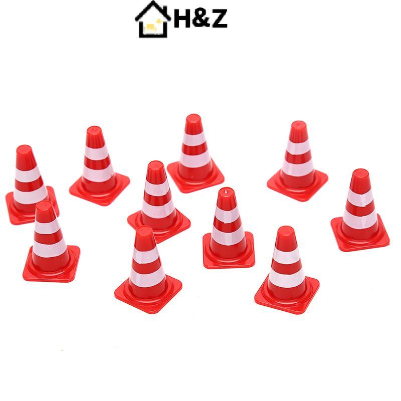 H&Z 10x Mini PlasticTraffic Cones การฝึกกีฬา Roadblo Mini ป้ายจราจร Nice