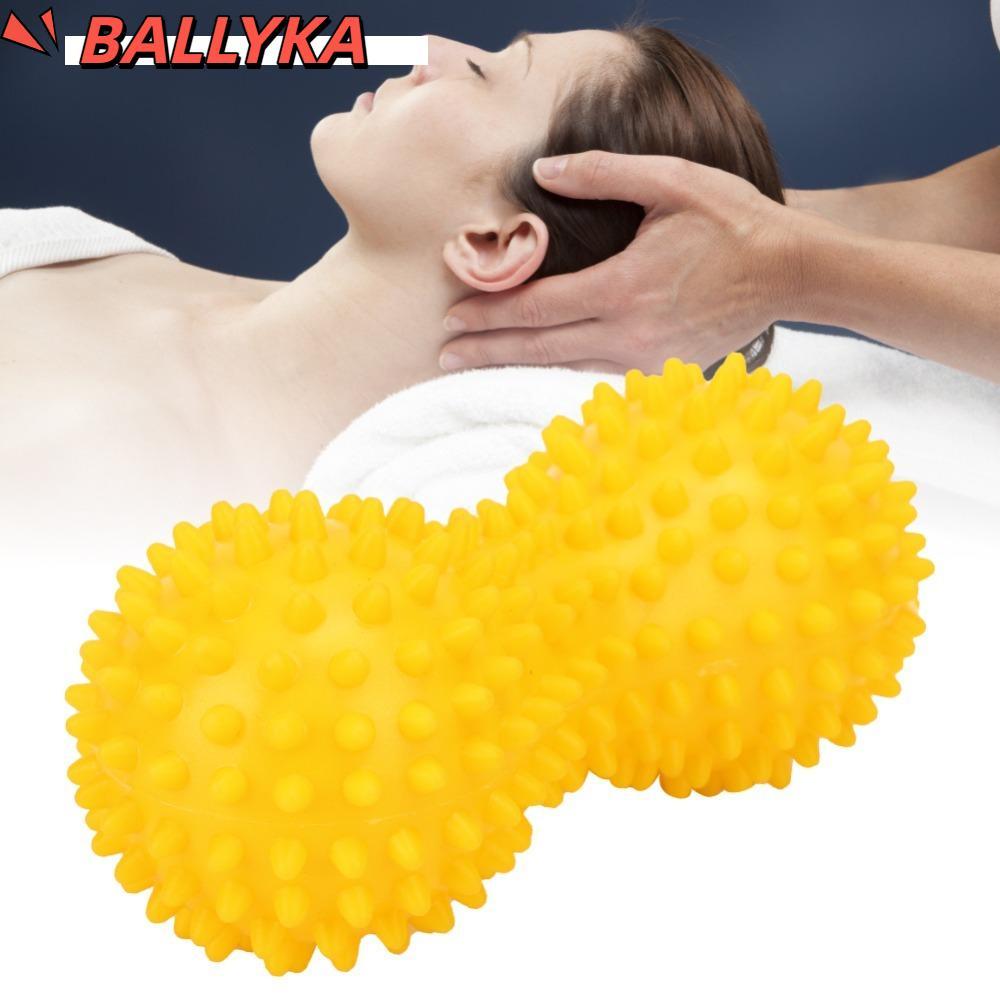 BALLYKA Spiry Massage Ball, PVC Handheld Peanut Massage Ball, ทนทาน Roller Function Fascia Massage B