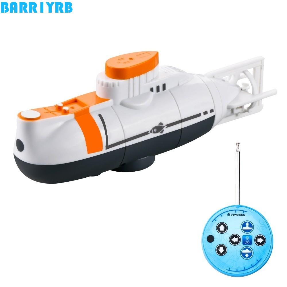 BARR1YRB Mini RC Submarine, จําลองมินิขนาดรีโมทคอนโทรลเรือ, MINI RC ของเล่นดําน้ําฟังก์ชั่นกันน้ํา R