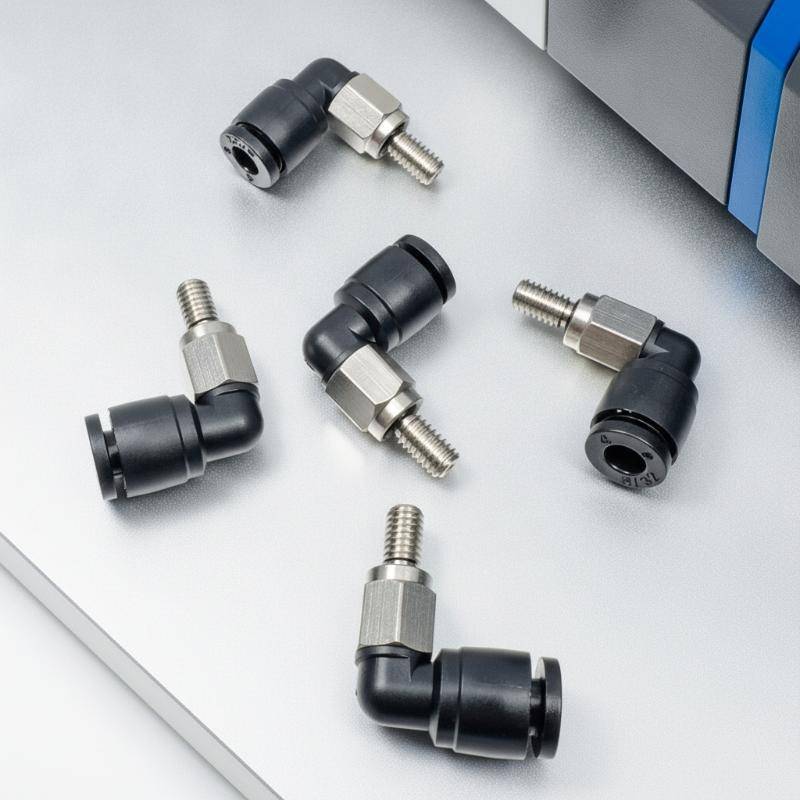 [Chc] Long Service Life ขั้วต่อนิวเมติก 7 มม. ด้ายขยาย PL4-M4 PL4-M5 M6 Qui Push-in Fitting สําหรับซ