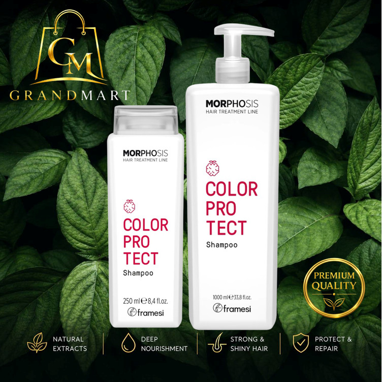 Framesi Morphosis Color Protect Shampoo 250/1000 ml แชมพูรักษาสีผม